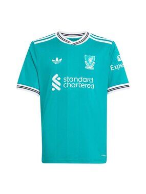 adidas Liverpool FC 25/26 - Kids Unisex XL Soccer Jersey Sea Green JV6468 NEW